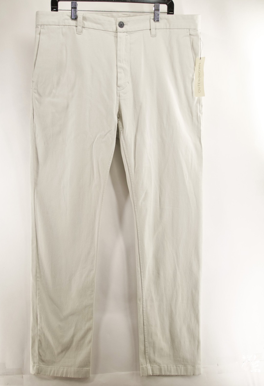 Outerknown Sea Legs NWT Pants Mens 36x32 Off White Chino Organic Cotton Stretch